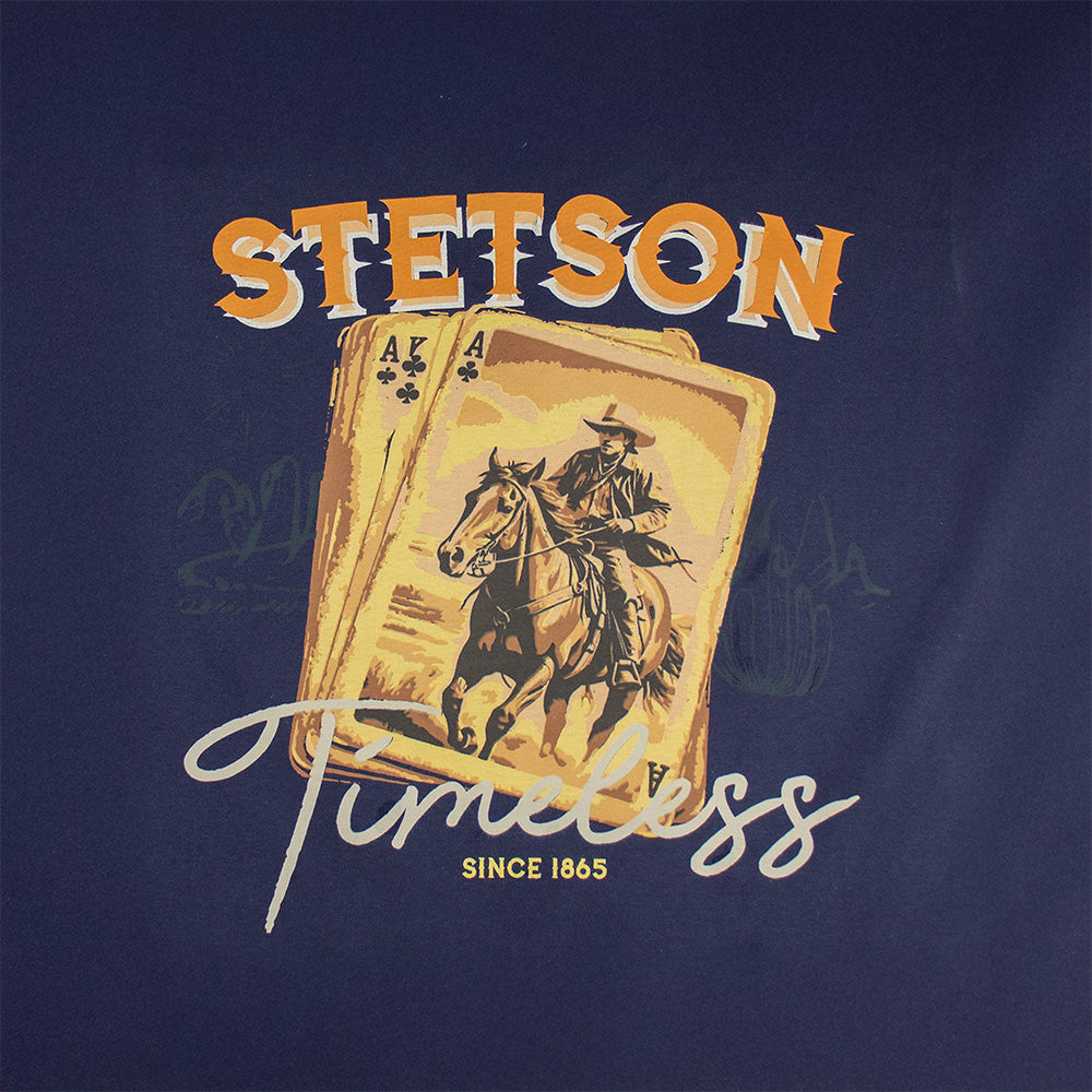 Playera Timeless Azul | Stetson®