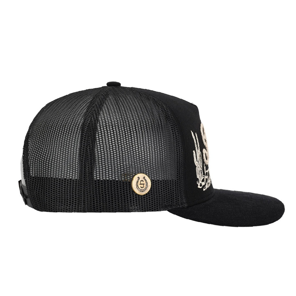 Gorra Trucker Stetson Est. 1865 Negra