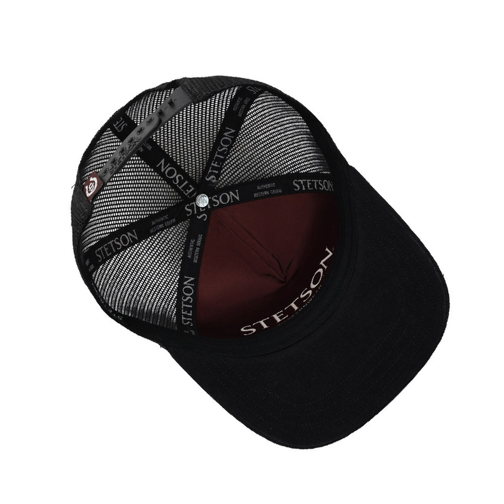 Gorra Trucker Stetson Est. 1865 Negra