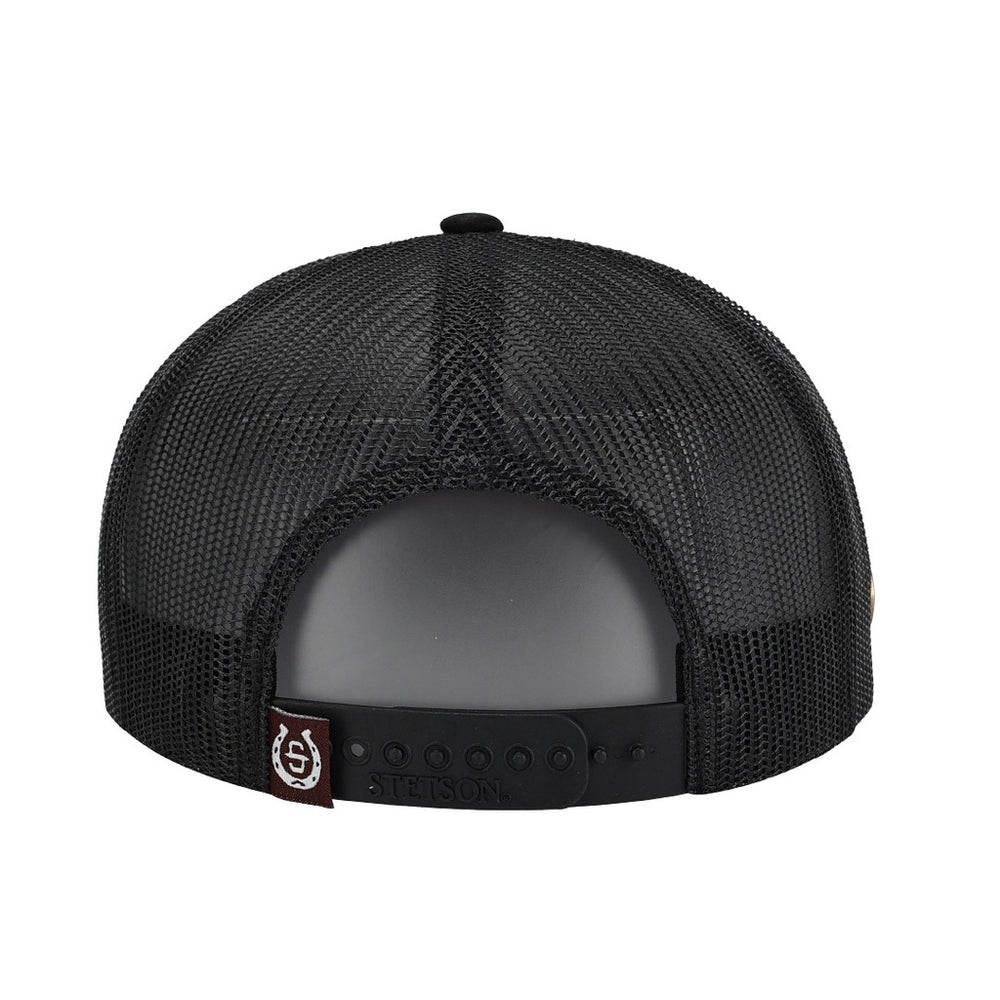 Gorra Trucker Stetson Est. 1865 Negra