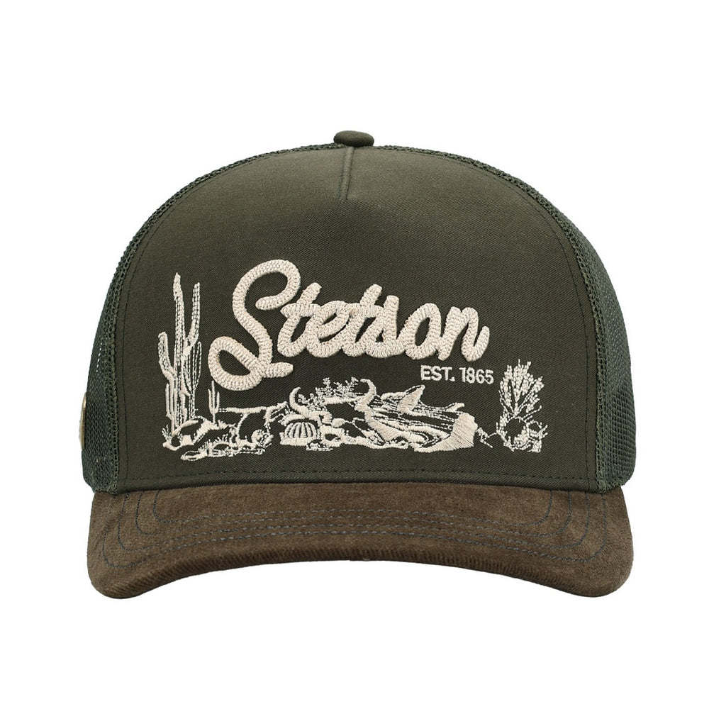 Gorra Trucker Stetson Est. 1865 Verde