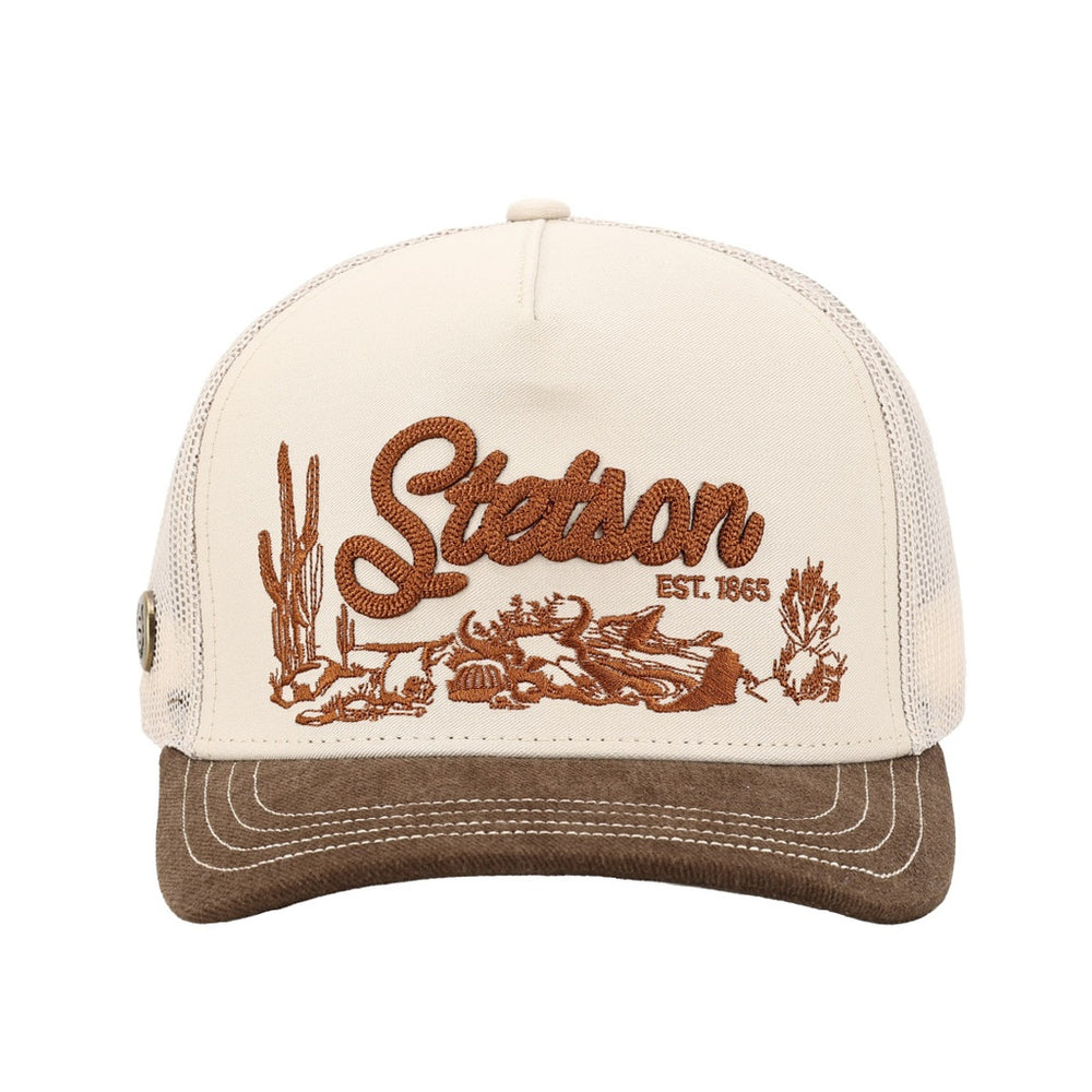 Gorra Trucker Stetson Est. 1865 Beige