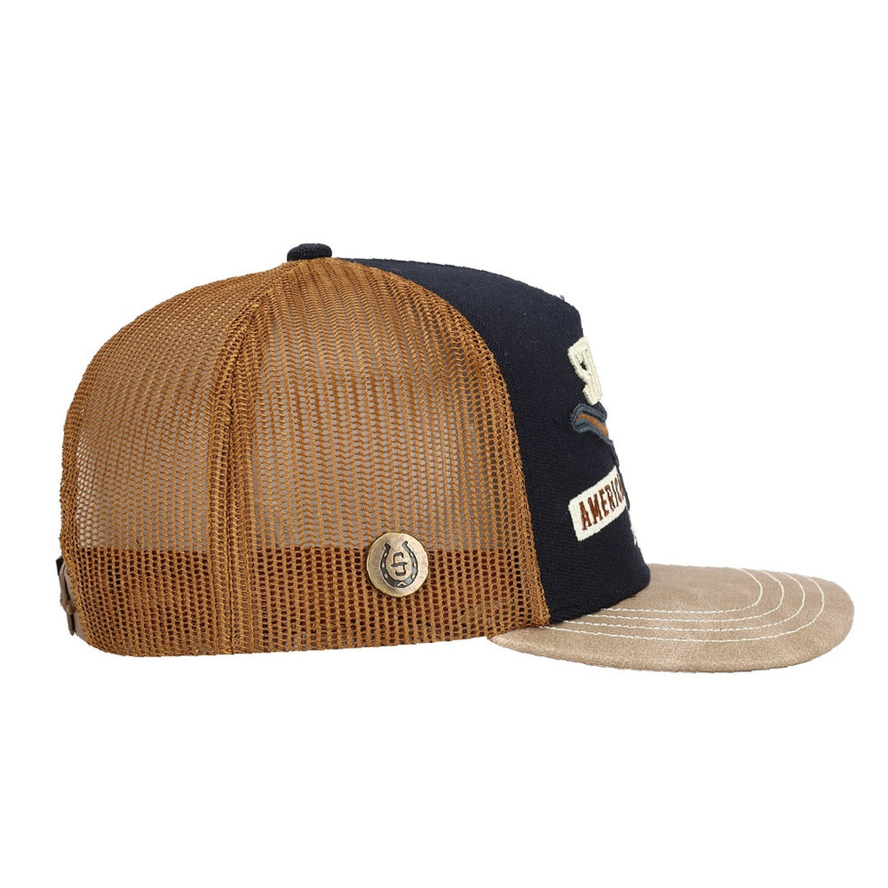 Gorra Trucker Stetson American Heritage Azul