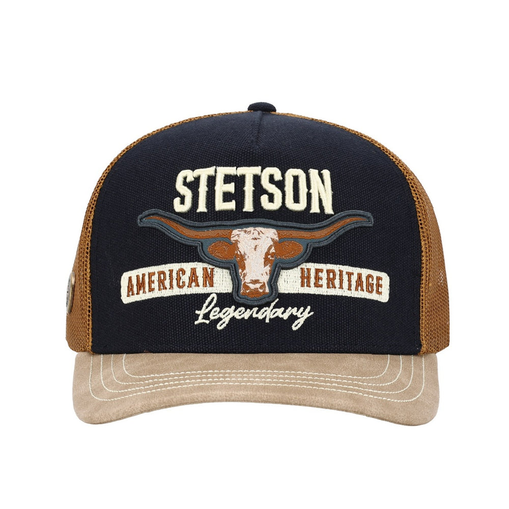 Gorra Trucker Stetson American Heritage Azul